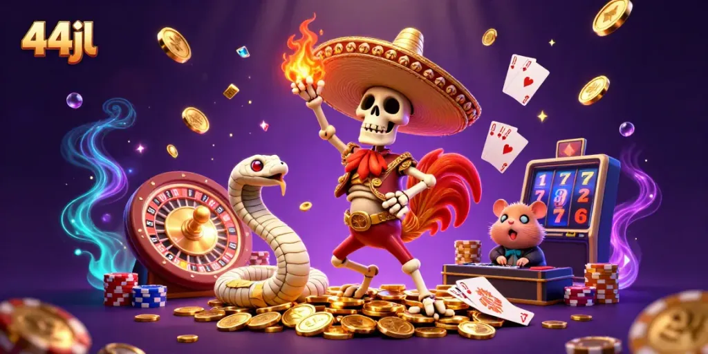 Experience winning moments at 44jl casino with vibrant characters and exciting gaming elements.