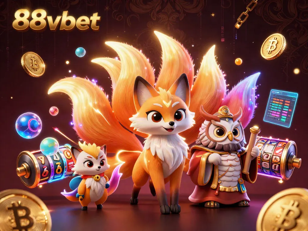 Engage in thrilling gameplay with 88vbet's dynamic casino spirit characters amidst vibrant symbols and cryptocurrency