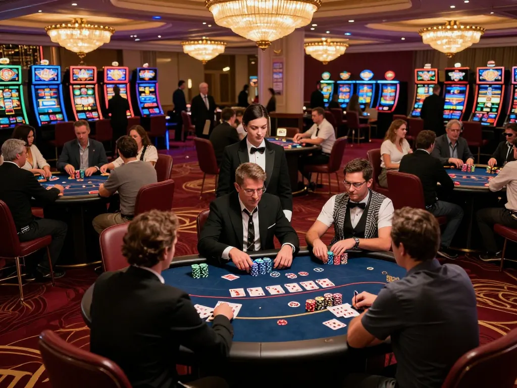 Experienced players at a prestigious casino table showcasing the best nhà cái uy tín offerings in 2026.