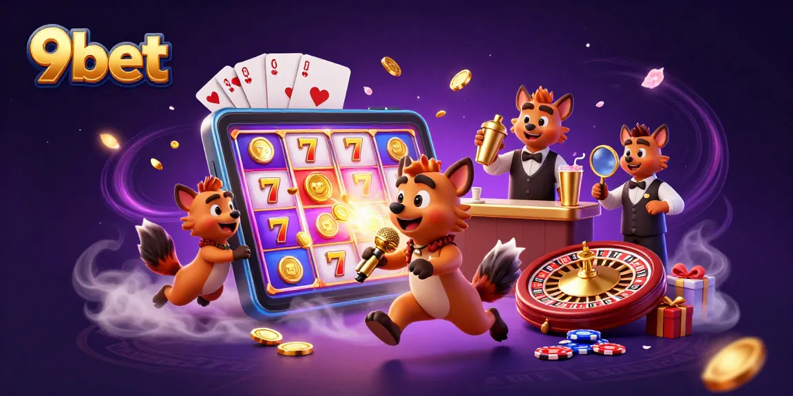 9bet hyenas entertain at casino with vibrant games and interactive elements.