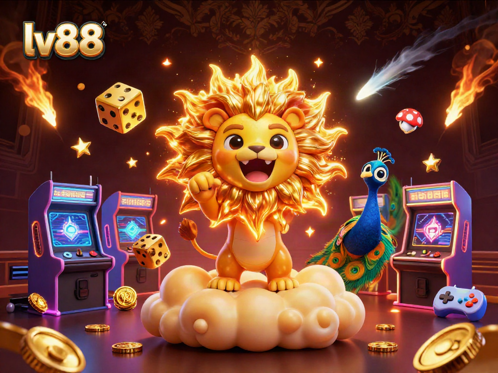 Experience thrilling gameplay at lv88 with vibrant casino elements and dynamic characters.