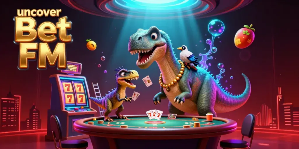 Experience the fun of uncover Bet FM through vibrant casino games with a unique dinosaur theme!