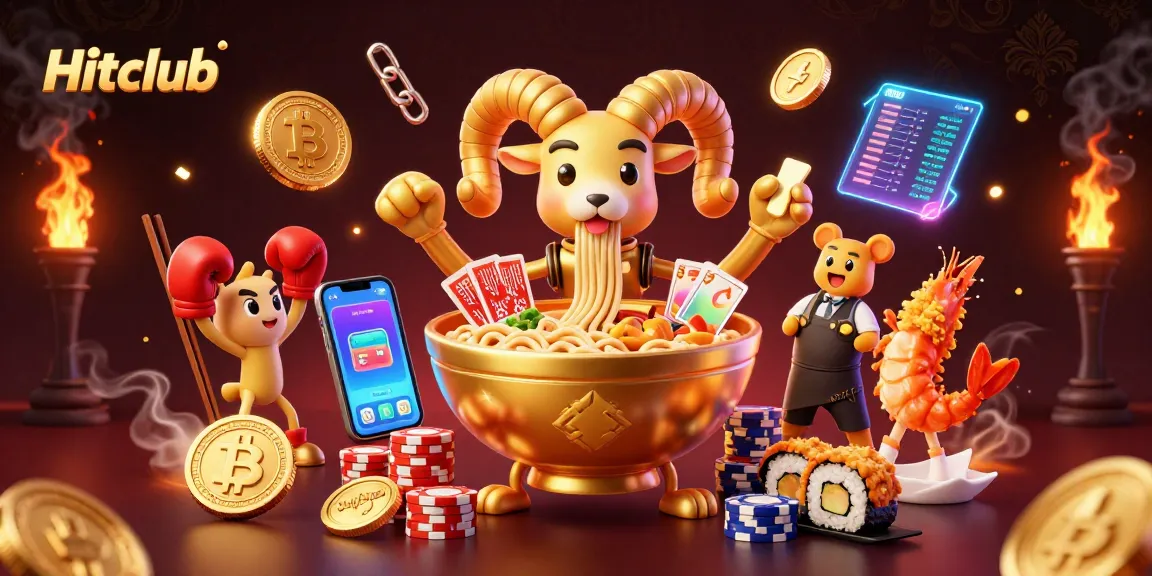 Hitclub showcases vibrant animated characters dealing cards and stacking chips in a dynamic casino scene.