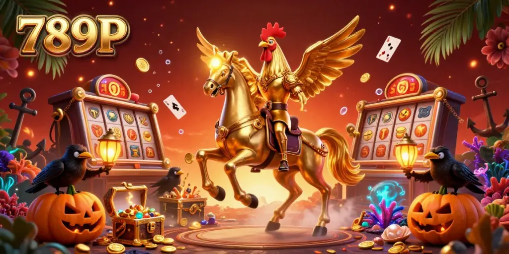 Spin the reels of 789P in a vibrant casino atmosphere bustling with adventure and winnings.