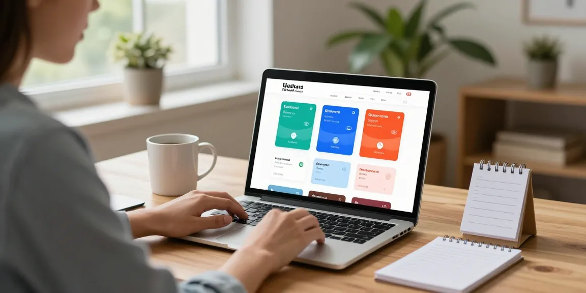 Ezzocards displayed on a laptop during an online shopping session for prepaid cards in a cozy home office.