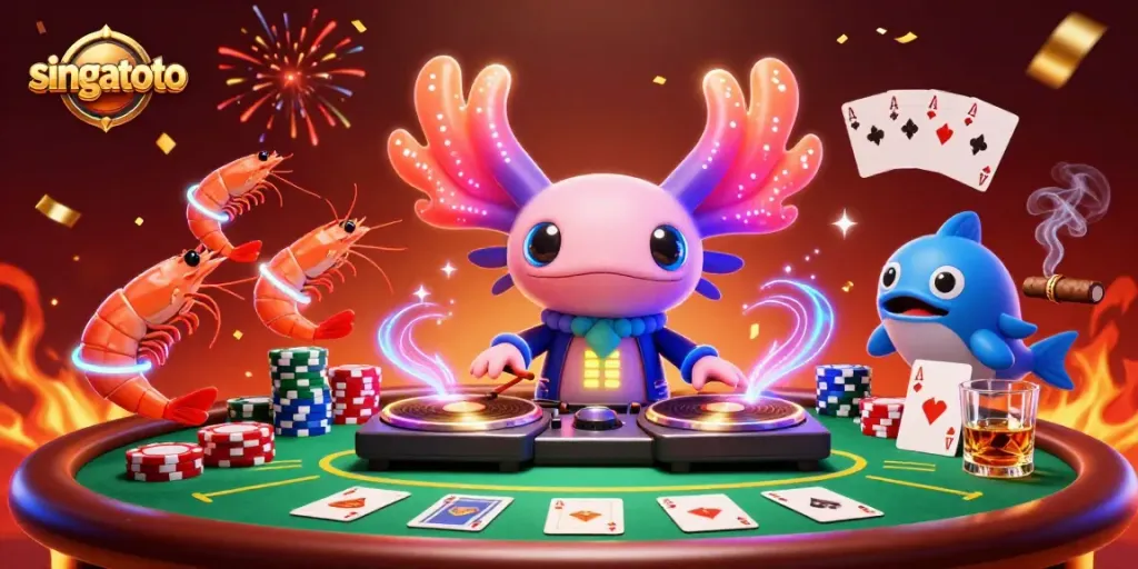 Spin winning combinations with singatoto’s exciting poker table and vibrant casino scene.