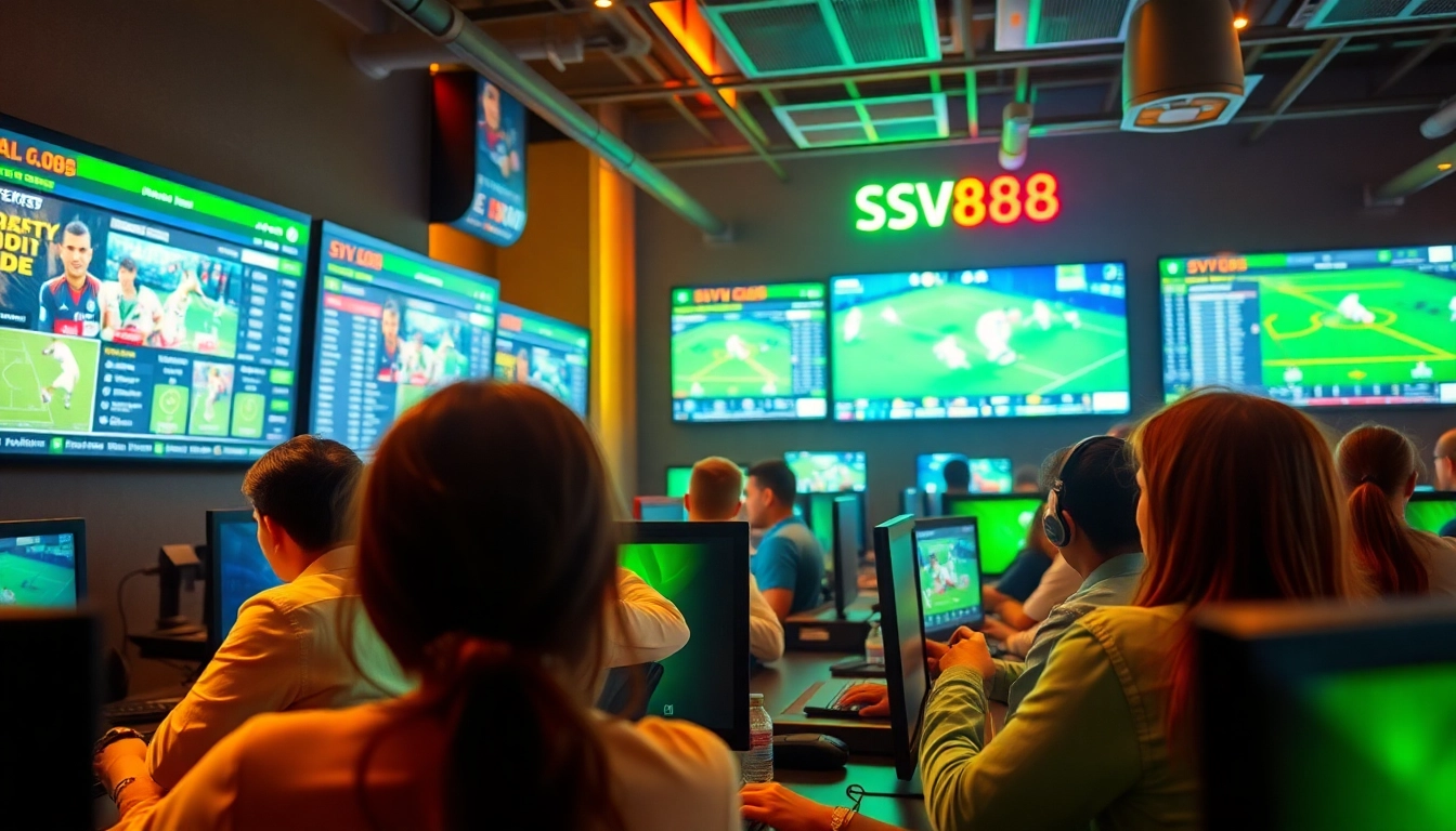 Engage in thrilling online sports betting with SV88 showcasing dynamic odds and exciting events.