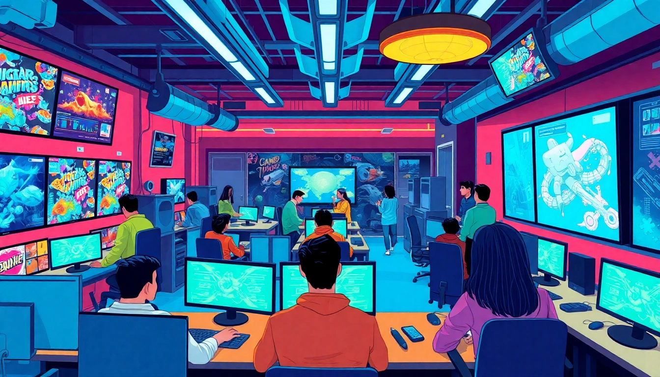 Explore game studios where passionate developers enhance interactive experiences.
