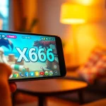 Player engaging in the X666 Game, showcasing dynamic graphics and fun rewards.