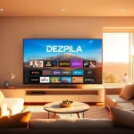 Enhance your viewing experience with DEZPILA login on a vibrant streaming interface.