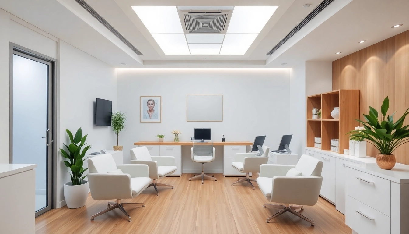 Experience Kamino Clinic 口コミ in a modern, clean consultation room with a soothing atmosphere conducive for clients.