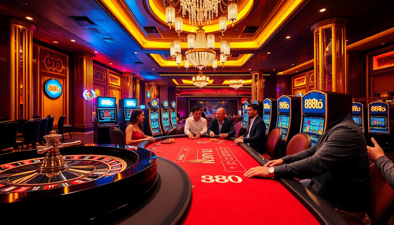 Experience the thrill of 888 TO at a luxurious casino with engaging gameplay.