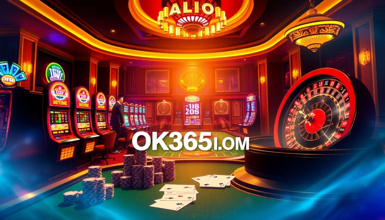 Players engaging in high-stakes games at OK365LV.COM Casino.