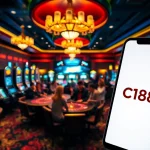Players enjoying the excitement of the C168 casino experience with vibrant gaming atmosphere.