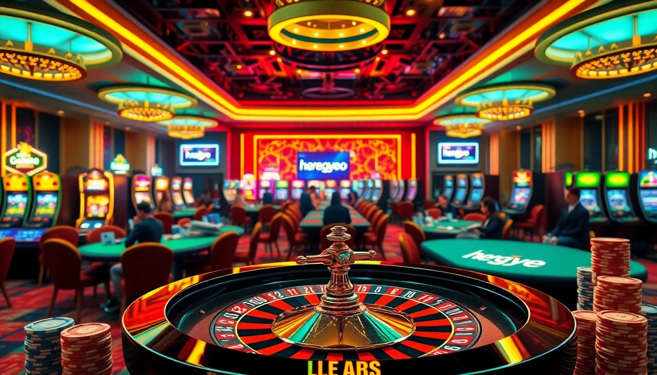 Experience thrilling gameplay at heregyeo, where vibrant tables and luxury gaming await players.