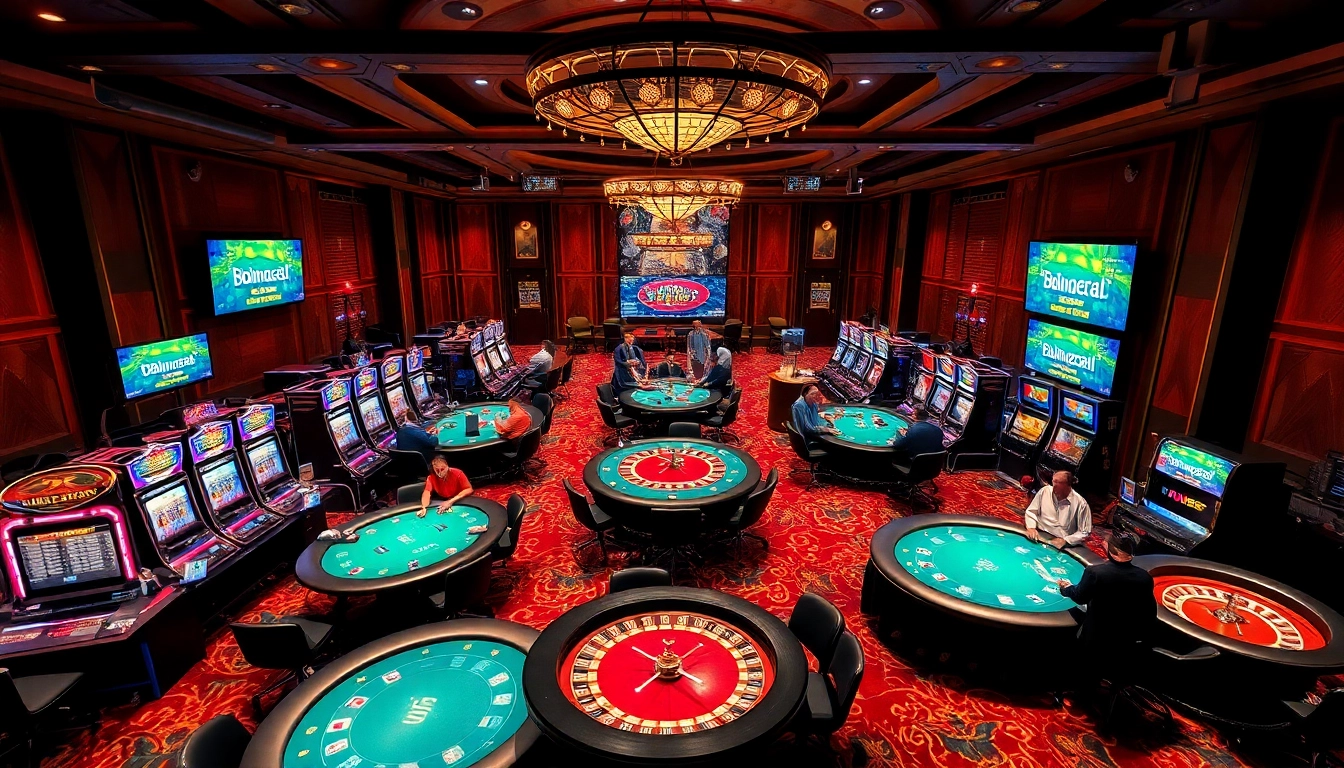 Experience the excitement of gambling action at link PU88 with vibrant gaming tables.