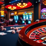 Engaging players at Bu88 enjoying a vibrant casino experience with poker chips and roulette.