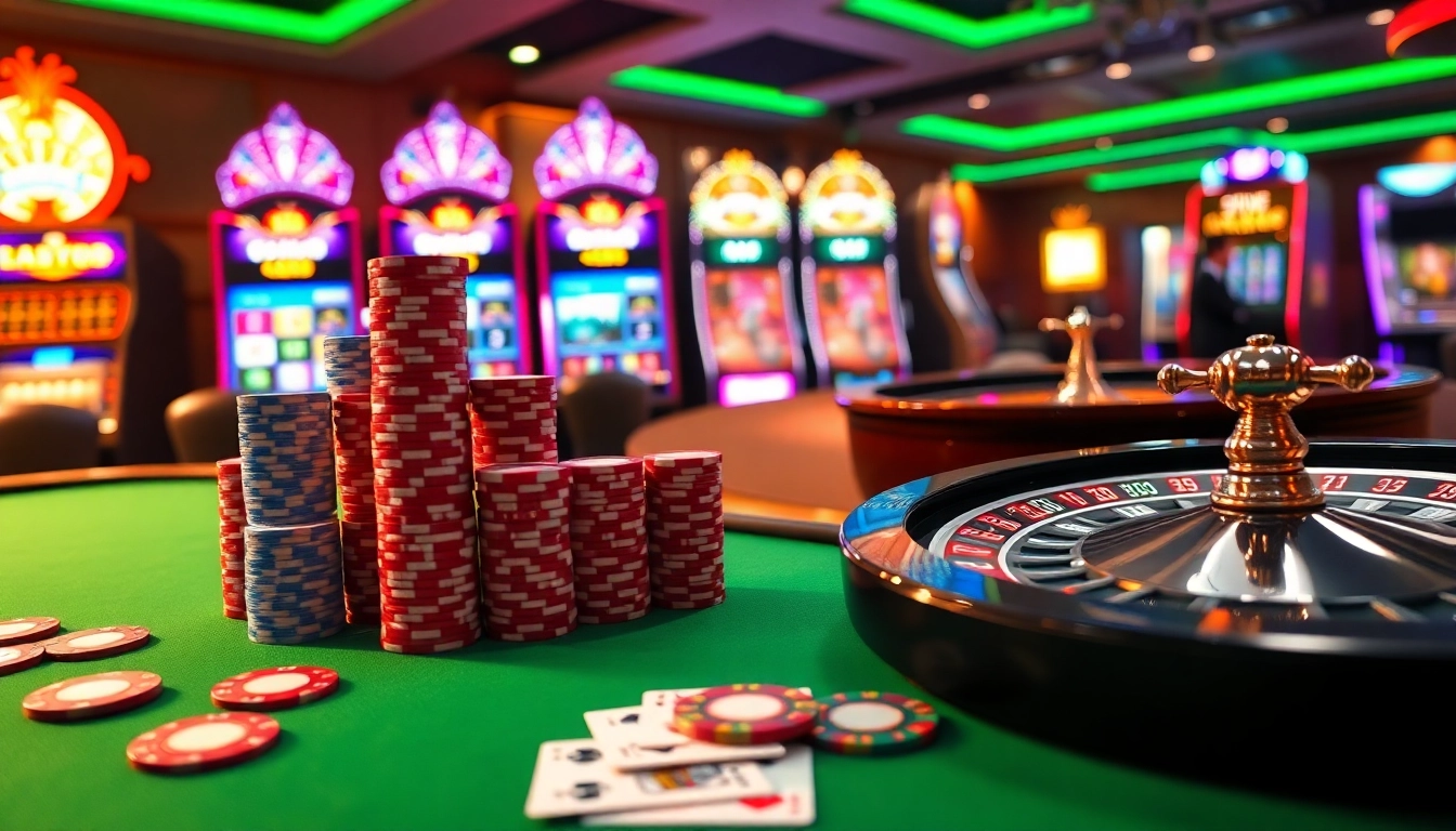 Dynamic table games and slots at Nhà Cái mm88, showcasing the thrilling casino experience.