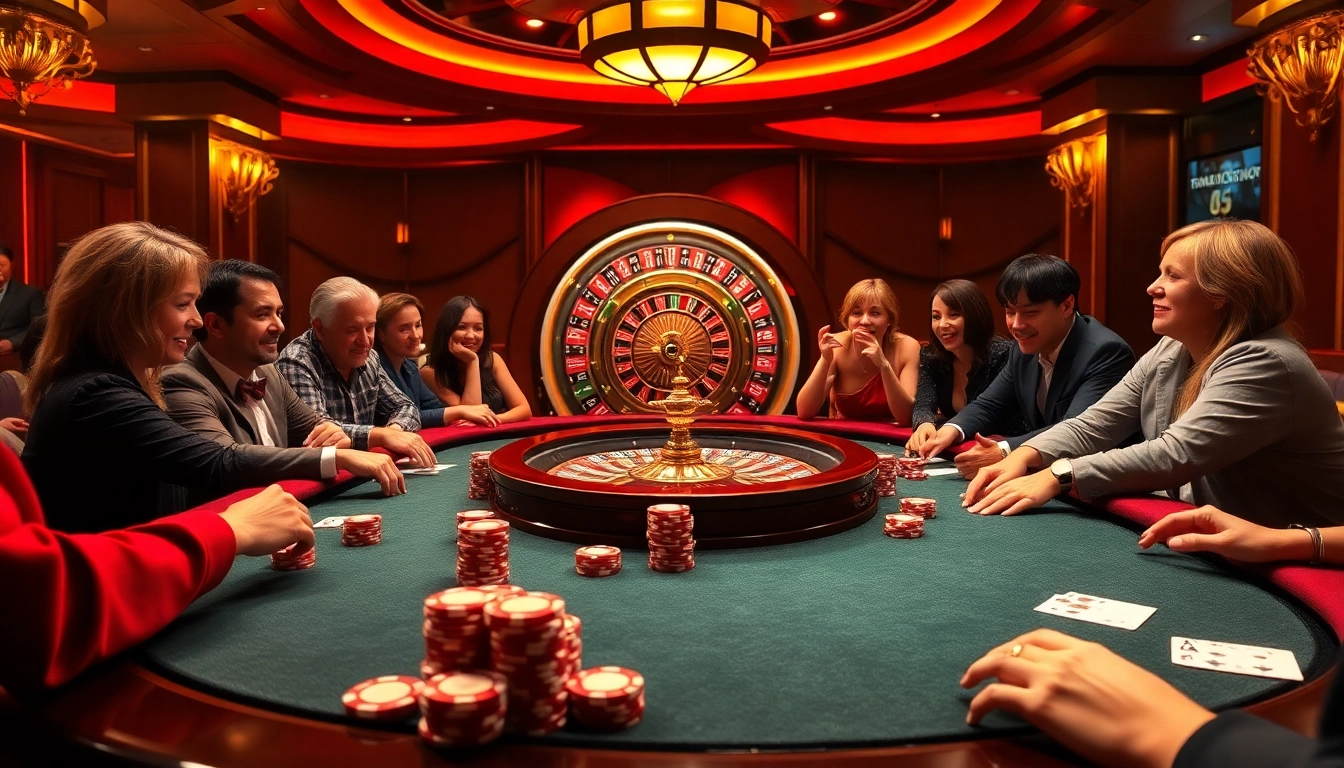 Experience the exciting atmosphere of gambling at https://nhandinhkeonhacai.news/ with vibrant poker tables and roulette wheels.