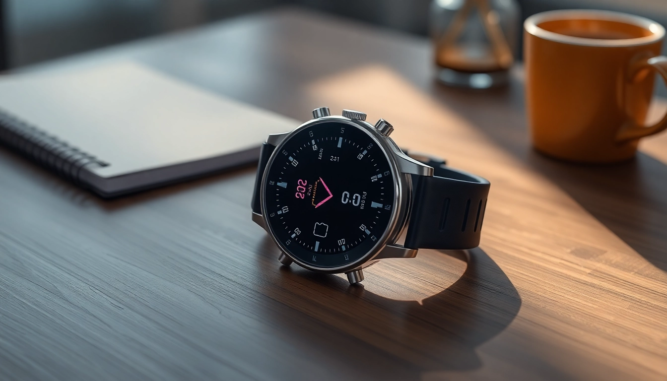 LC88 smart watch showcasing its sleek design and health monitoring features.
