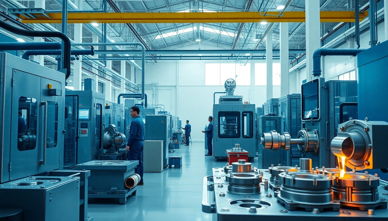 Diecaster Malaysia manufacturing process showcasing precision machinery and skilled workers.