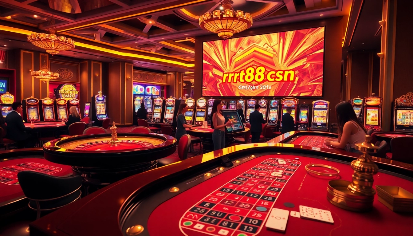 Experience thrilling roulette action at https://rr88csn.com/ with vibrant casino ambiance and eager players.