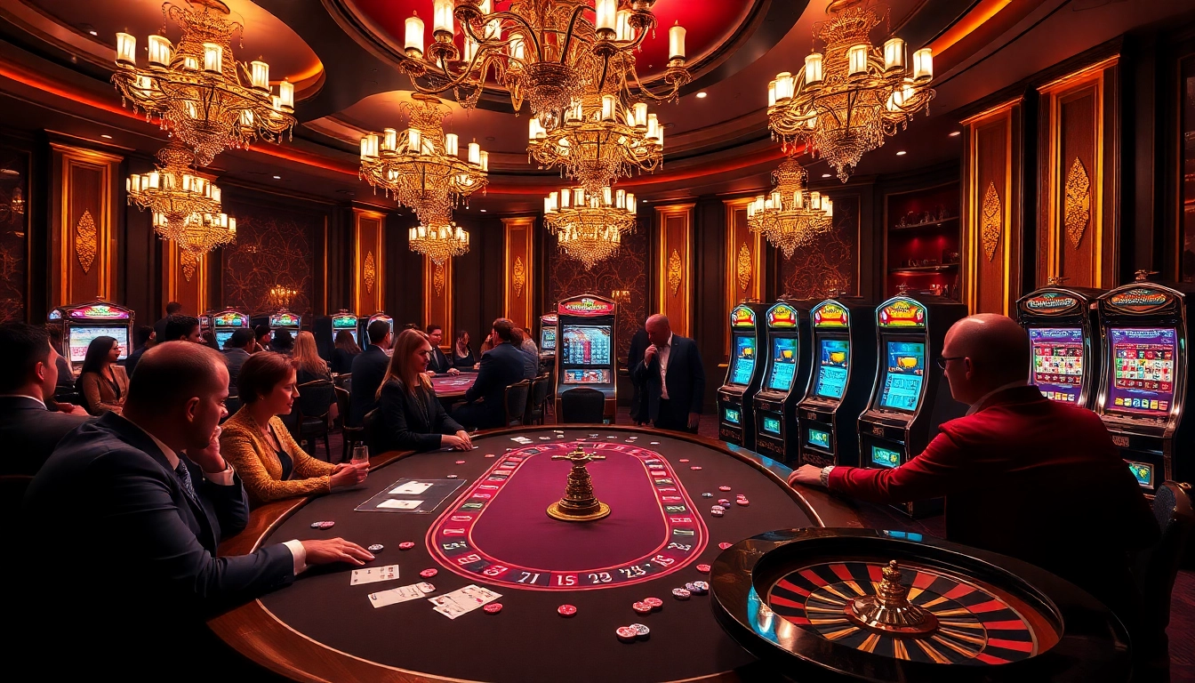 Experience the excitement at Sky Club with vibrant poker games and luxury casino ambiance.