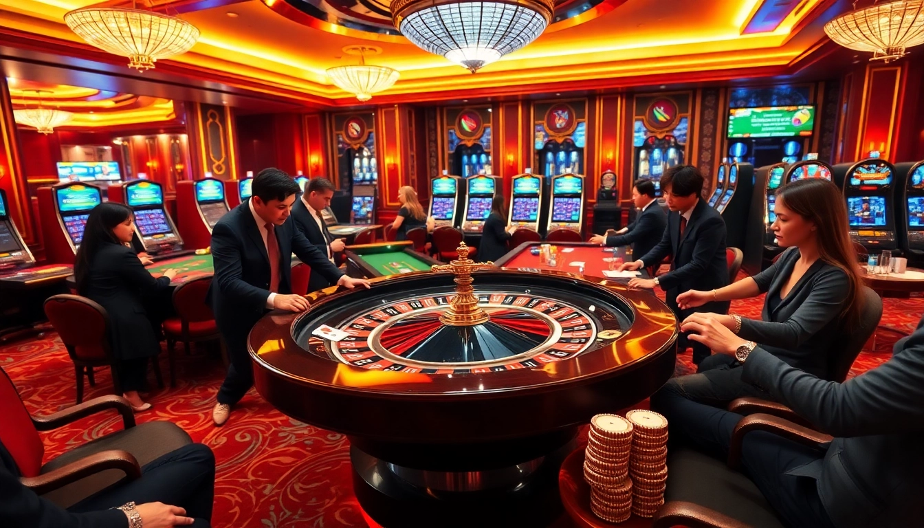 Experience the thrill of betting at nhà cái bet88 with engaging casino visuals and betting excitement.