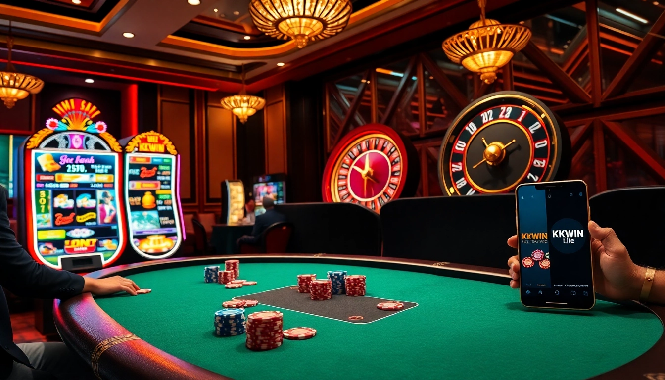 Experience the excitement of high-stakes gambling at https://kkwin.life with vibrant poker, slots, and roulette.