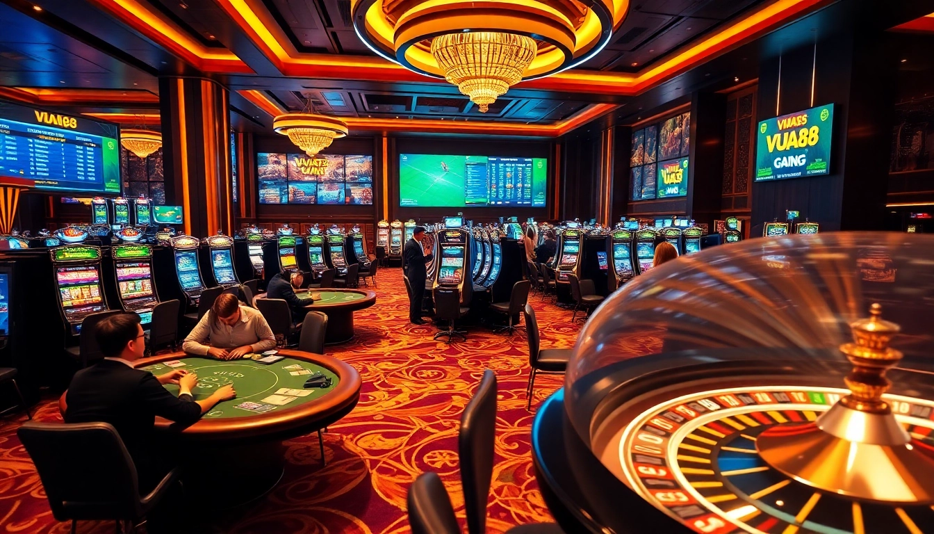 Experience thrilling gameplay at VUA88, where players enjoy exciting bets and dynamic gaming environments.