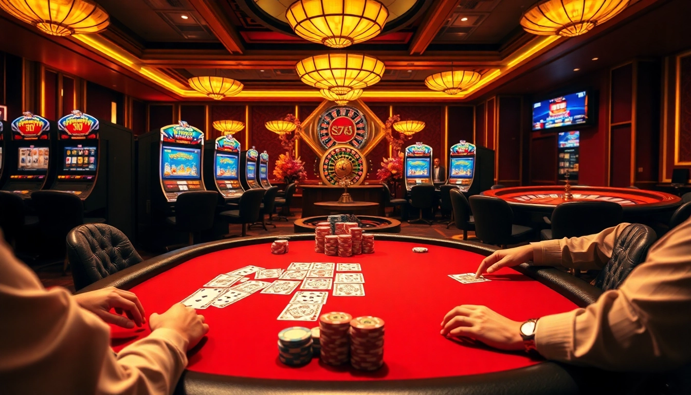 Experience high-stakes excitement with 8kbet at a luxurious casino table.