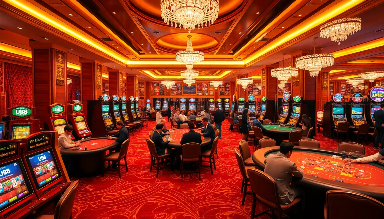 Experience the thrill of winning at U88 Casino's glamorous gaming tables and vibrant atmosphere.