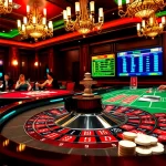 Experience excitement at gg88bz with colorful poker chips and a vibrant roulette table.