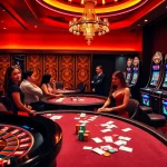 Experience thrilling games and big wins at https://lixi88.run/ with a lively casino backdrop featuring roulette and poker tables.