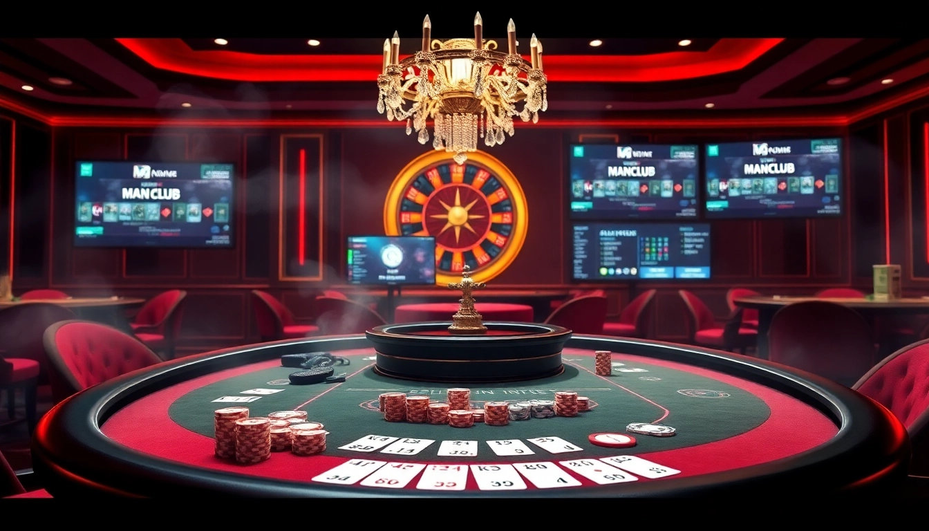 Experience upscale gaming at MANCLUB with thrilling poker action and vibrant casino ambiance.
