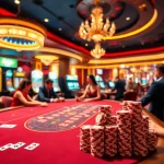 Engaging gameplay with casino tables and chips at https://vu88.tech/ illustrating betting excitement.