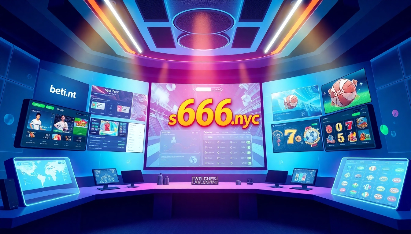 Engaging interface of s666.nyc showcasing online betting options in a vibrant digital environment.