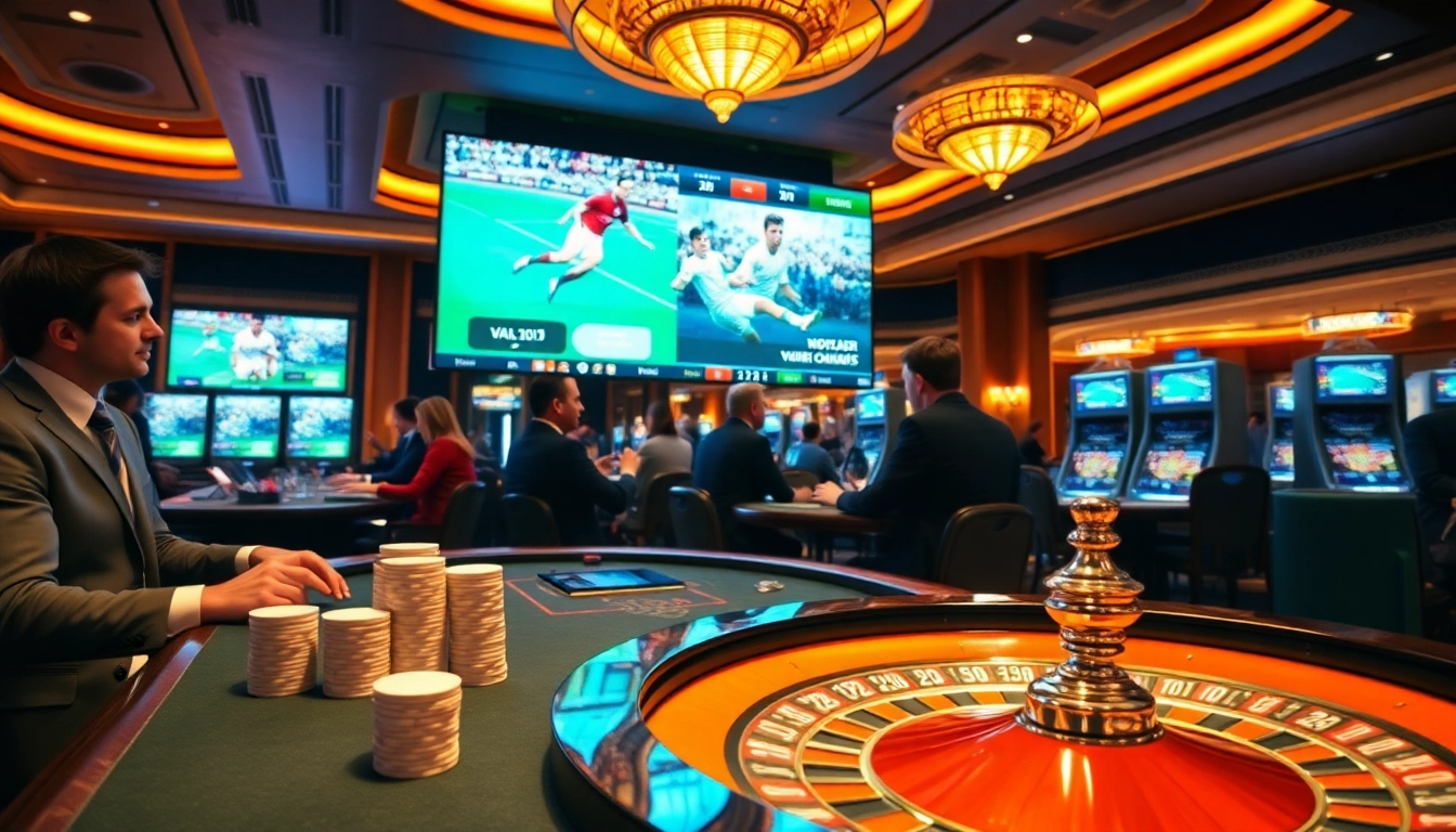 Experience the thrill of gambling with Vaoluoitv in a luxurious casino atmosphere.
