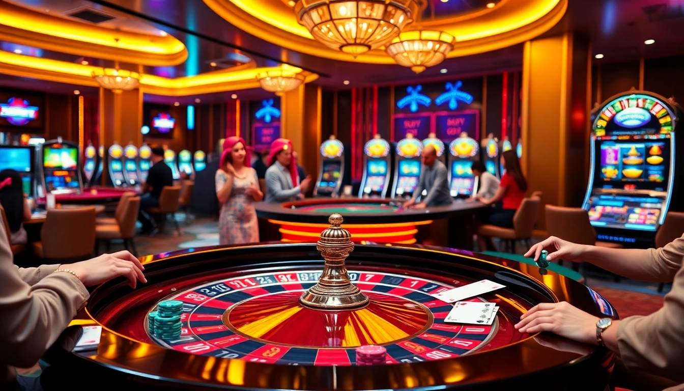 Immerse in the thrilling world of gambling at XXGG with vibrant casino tables and exciting games.