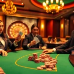 Enjoy the excitement of s666 at a luxurious casino poker table with vibrant chips and cards.