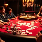 Sunwin-themed casino scene with players enjoying high-stakes poker and vibrant gaming elements.