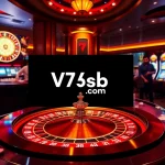 Experience online gaming excitement with V7sb. com at the luxurious casino scene.