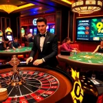 Experience the excitement at 98WIN casino with vibrant gaming tables and lively action.