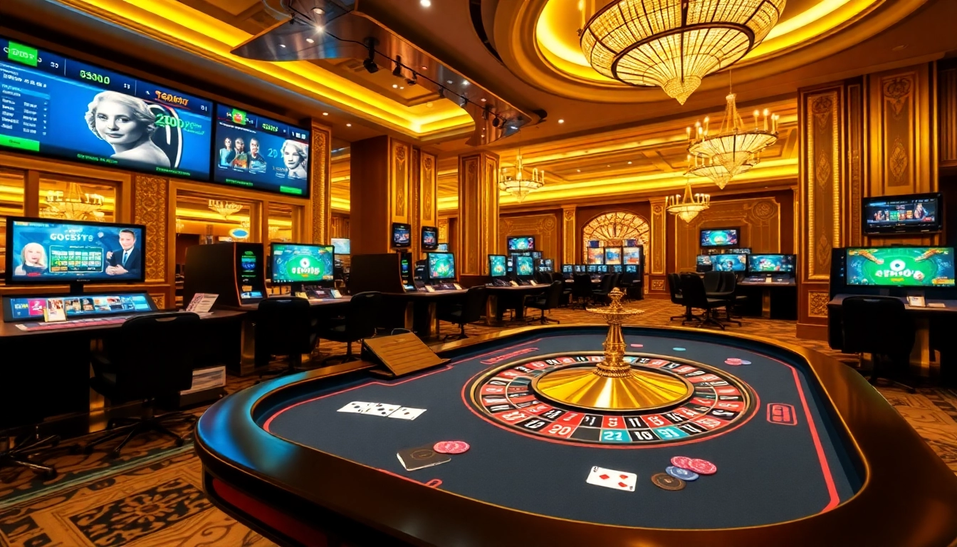 LUCKY88 vibrant online gambling interface showcasing exciting poker chips and roulette wheel.
