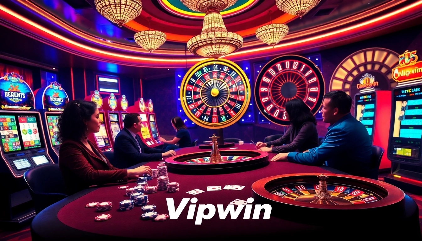 Experience the thrill of high-stakes poker at Vipwin casino with vibrant games and exciting atmosphere.
