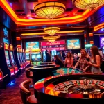 Spin the roulette wheel at luckywin casino, capturing the excitement of high-stakes play.