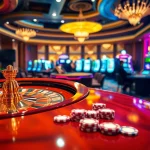 Experience thrilling gameplay at BONG88 with dynamic poker chips and a vibrant roulette wheel.