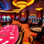 Experience the thrilling atmosphere of 68VIP casino with exciting games and vibrant surroundings.