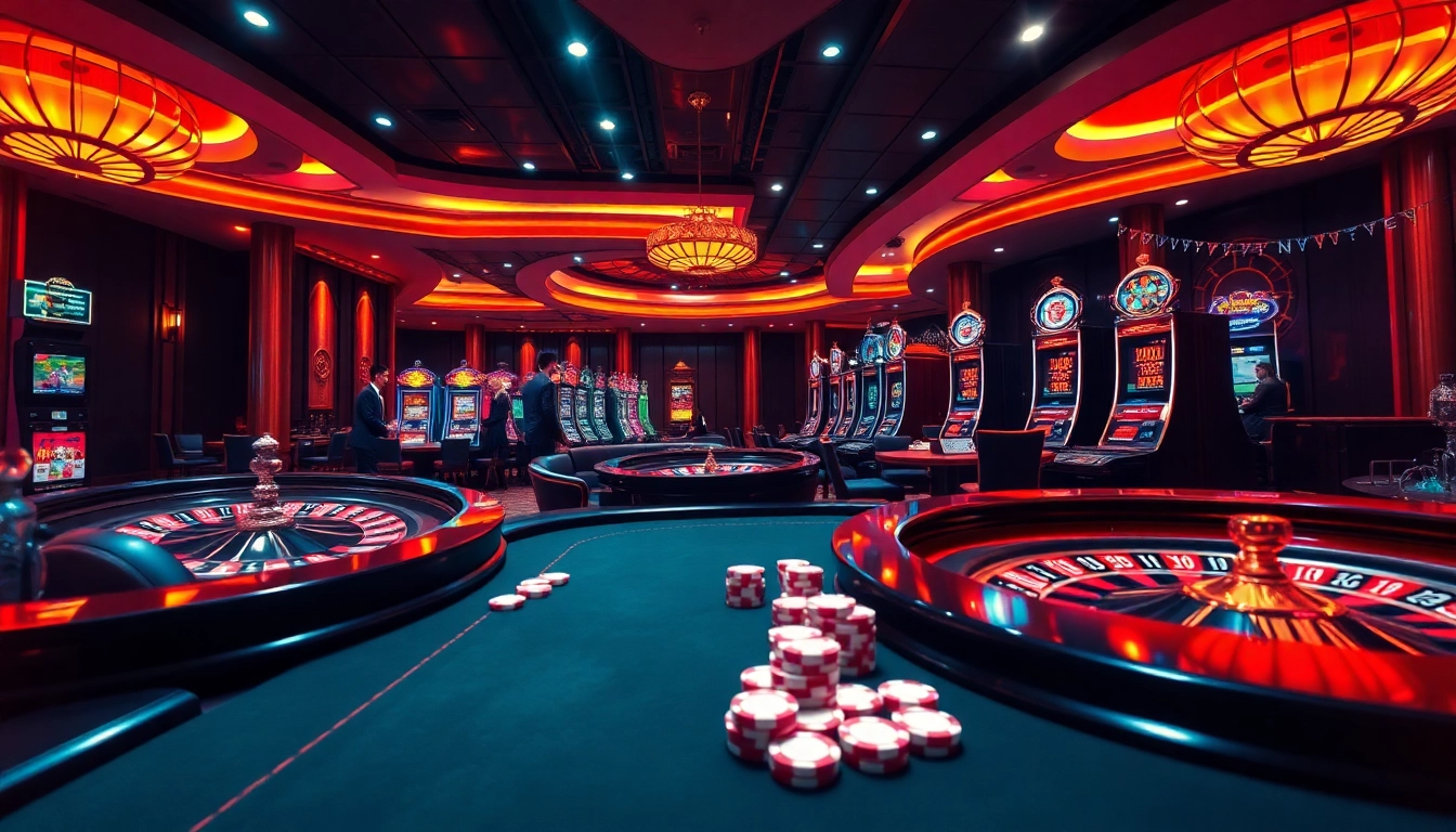 Experience thrilling casino action with vibrant tables and slot machines at https://www.eejl77777.com/.