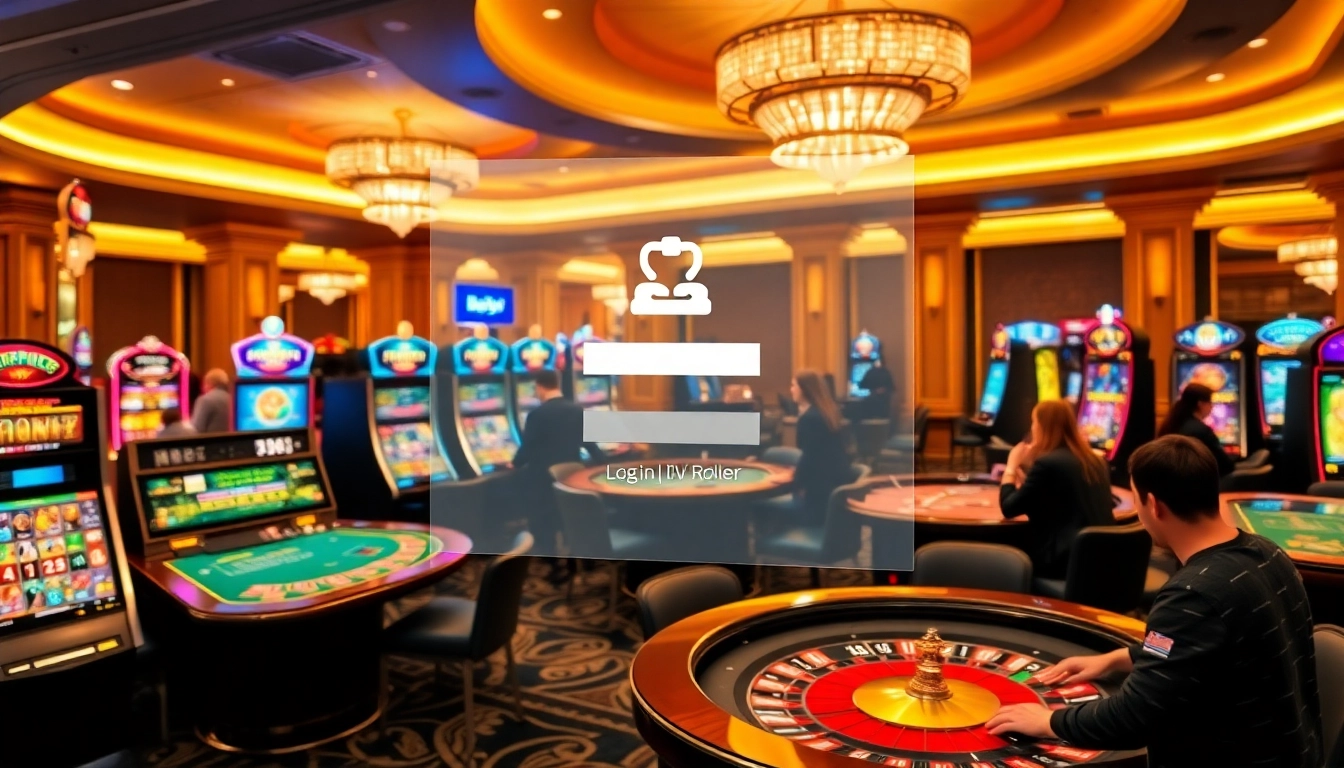 Log in to the exciting world of gambling at a luxury casino with diverse gaming options.